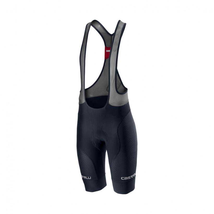 Castelli Free Aero Race 4 (TEAM) AZ SAVIL Bib Shorts Blue Gray