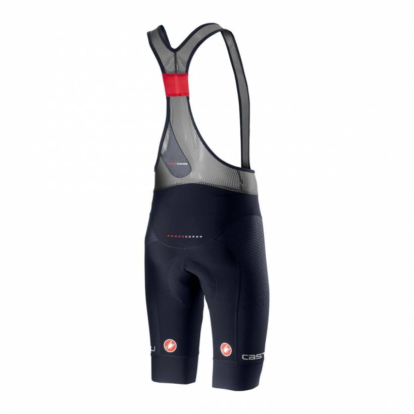 Castelli Free Aero Race 4 (TEAM) AZ SAVIL Bib Shorts Blue Gray