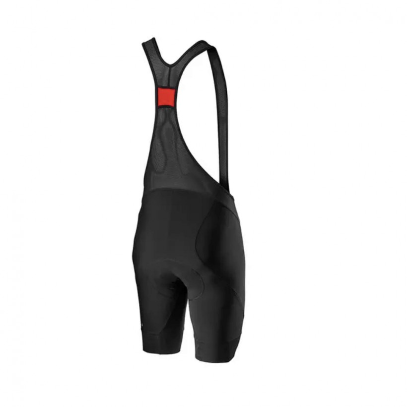Endurance 3 Bib Shorts Black Red