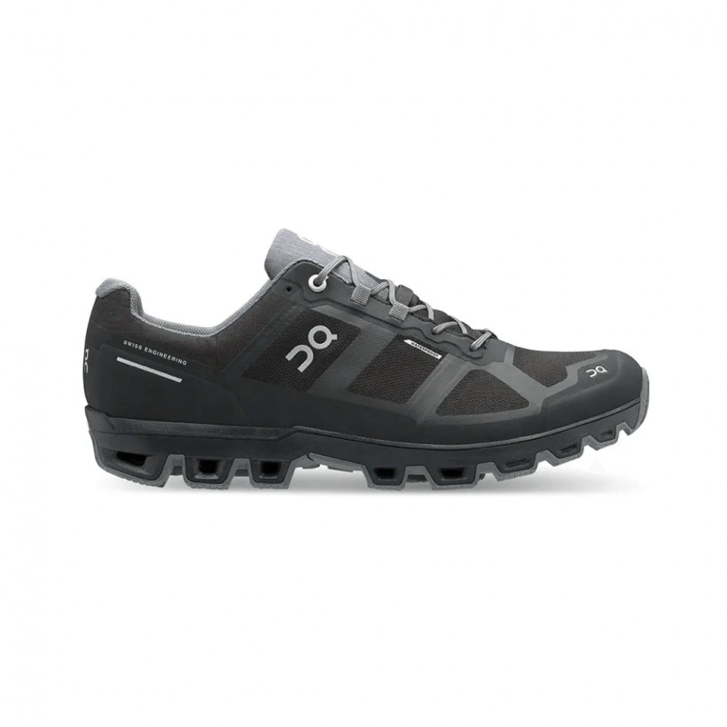 On Cloudventure Waterproof Shoes Black Dark gray
