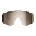 Gafas POC Devour Blanco lentes Marrón Plateado