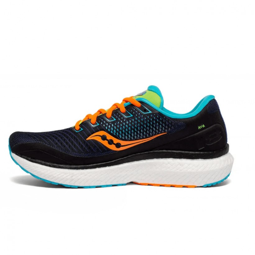 Saucony Triumph 18 Running Shoes Black Green Orange SS21