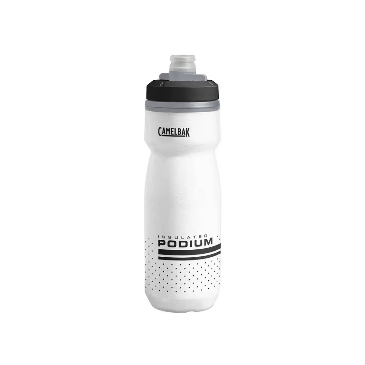 Doppel Podium günstig Kaufen-Camelbak Podium Chill 0,62 l Wasserflasche Weiß Schwarz. Camelbak Podium Chill 0,62 l Wasserflasche Weiß Schwarz <![CDATA[Camelbak Podium Chill 0,62 l schwarze Flasche Der Camelbak Podium Chill Kanister ist mit einer doppelwandigen Isolierung au