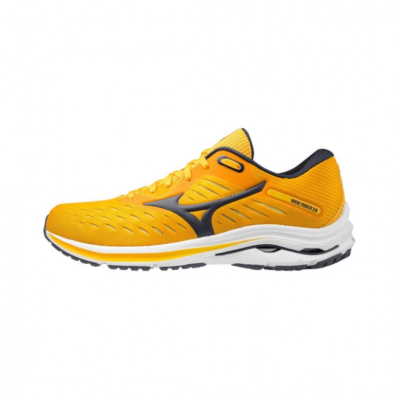 Zapatillas Mizuno Wave Rider 24 Amarillo Oscuro SS21