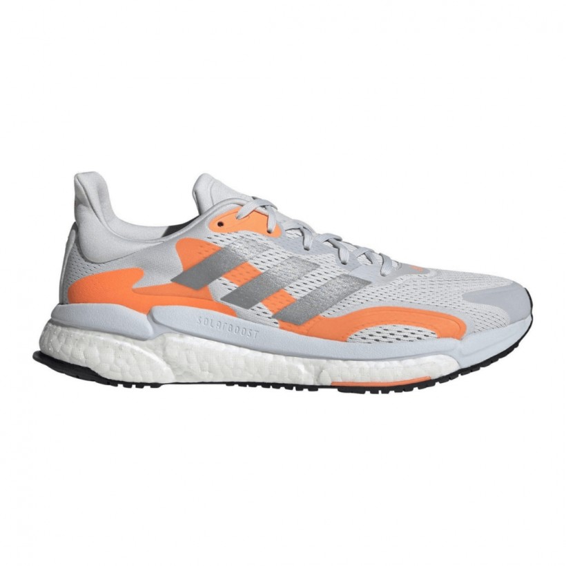 Adidas Solar Boost 3 Running Shoes Gray Orange White SS21