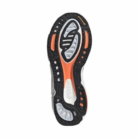 Adidas Solar Boost 3 Running Shoes Gray Orange White SS21