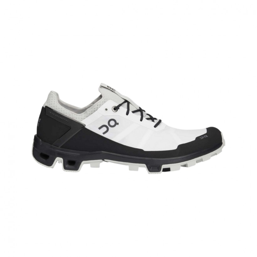 On Cloudventure Peak Shoes White Black