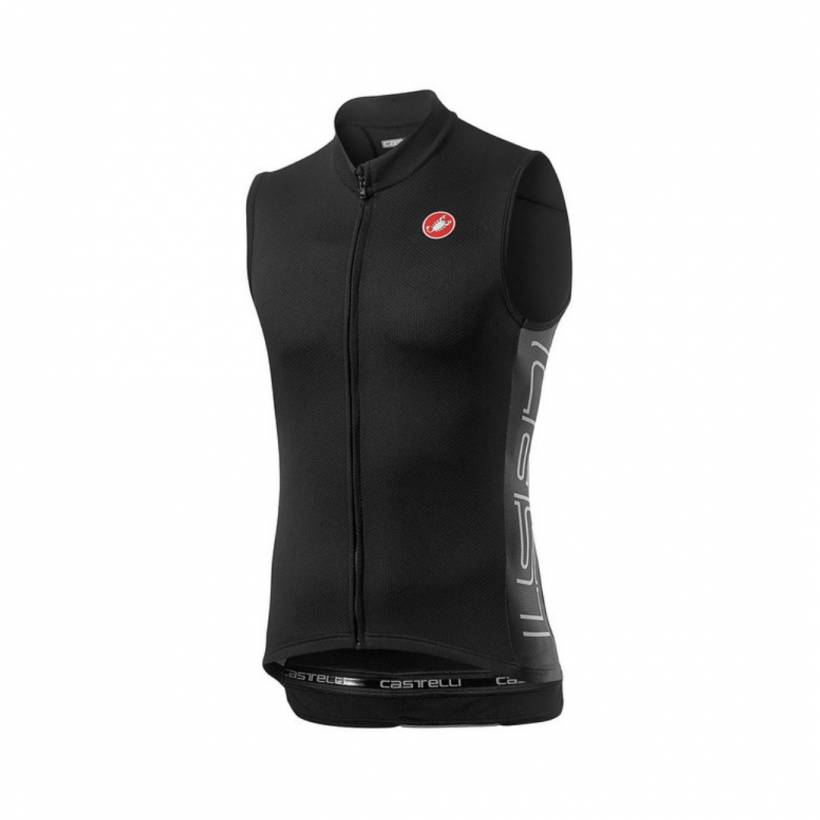 Castelli Entrata V Sleeveless Black Jersey