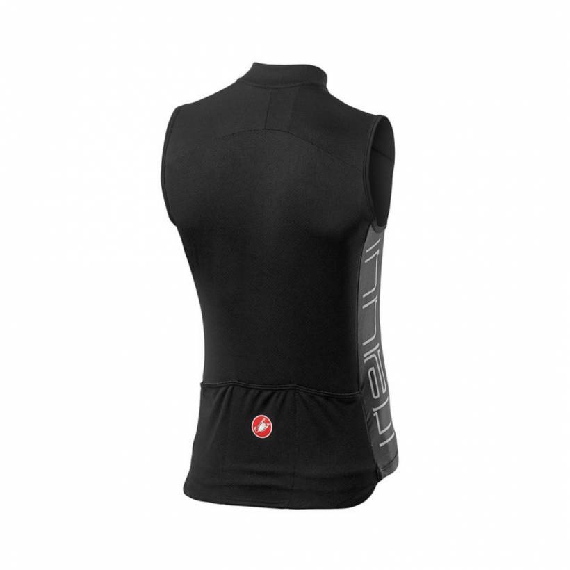 Castelli Entrata V Sleeveless Black Jersey