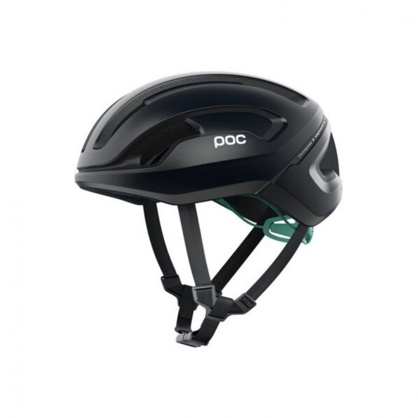 POC Omne Air Spin Helmet Black Uranium Green