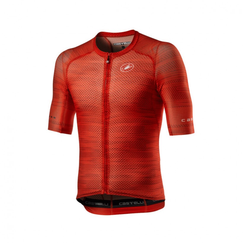 Maillot Castelli Climbers 3.0 SL Manches Courtes Rouge