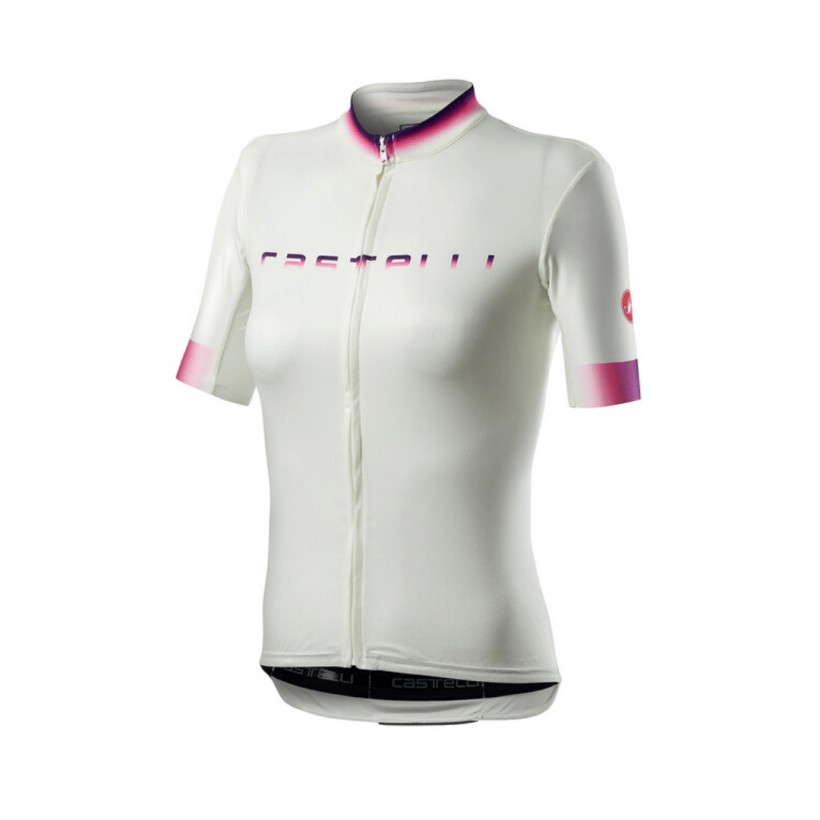 Castelli Gradient Short Sleeve White Woman Jersey