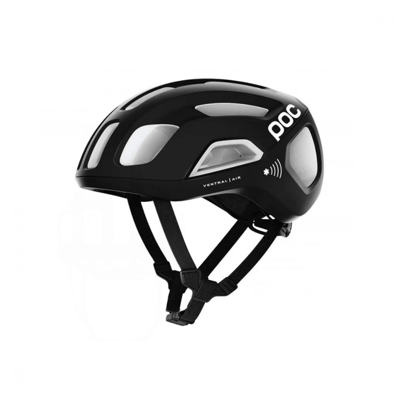 POC Ventral Air SPIN NFC Helm Schwarz Weiß