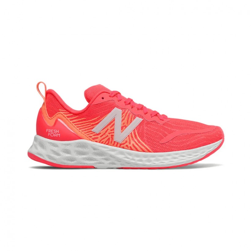 New Balance Fresh Foam Tempo v1 Performance Shoes Red Orange Gray Women