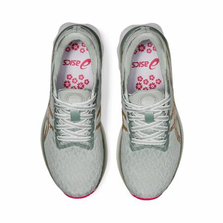 Zapatillas Asics Dynablast New strong Gris Dorado Mujer