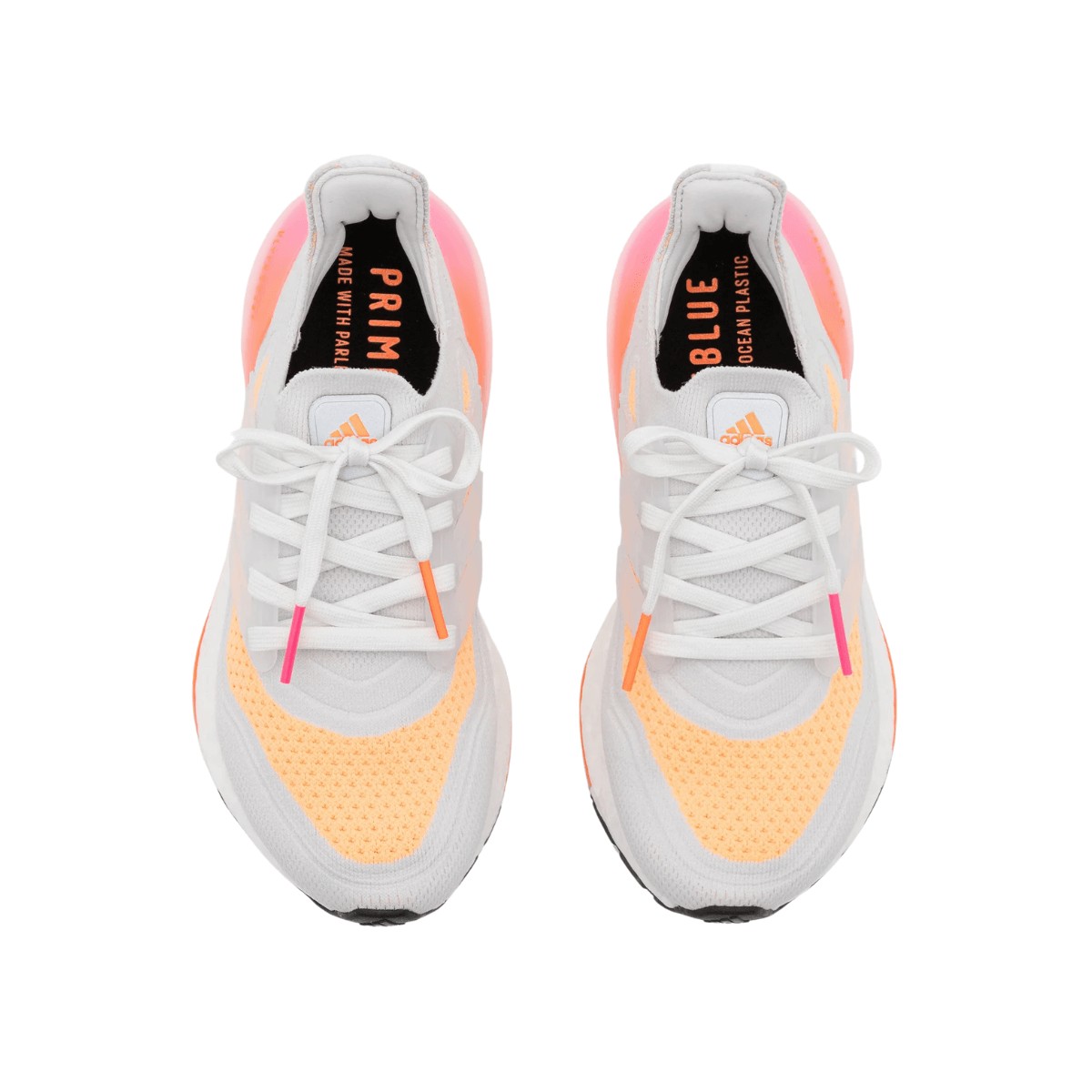 Zapatillas Adidas Ultra 21 Blanco Naranja Mujer