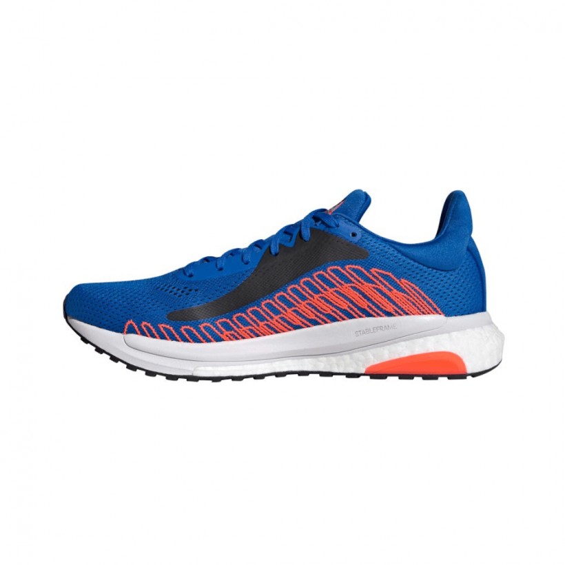 Zapatillas Adidas Solar Glide ST 3 Azul Naranja