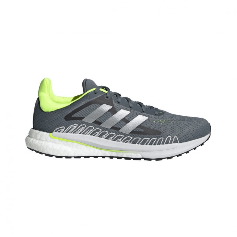 Adidas Solar Glide ST 3 Running Shoes Gray Light Green SS21