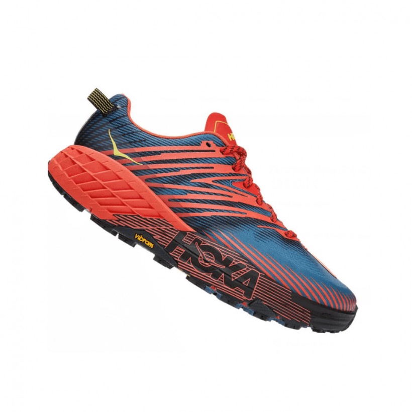 Scarpe Hoka One One Speedgoat 4 Blu Rosso SS21