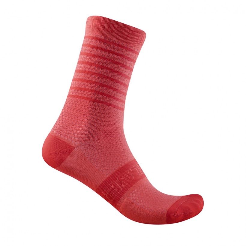 Castelli Superleggera W12 Skarpety Jasnoróżowe