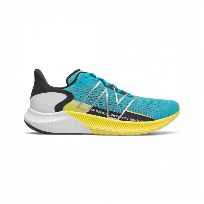 Buty New Balance FuelCell Propel v2 Niebieskie Żółte Białe SS21