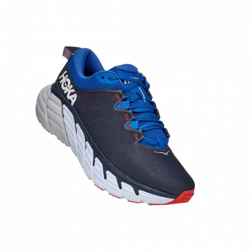 Zapatillas Hoka One One Gaviota 3 Azul oscuro Negro Blanco SS21