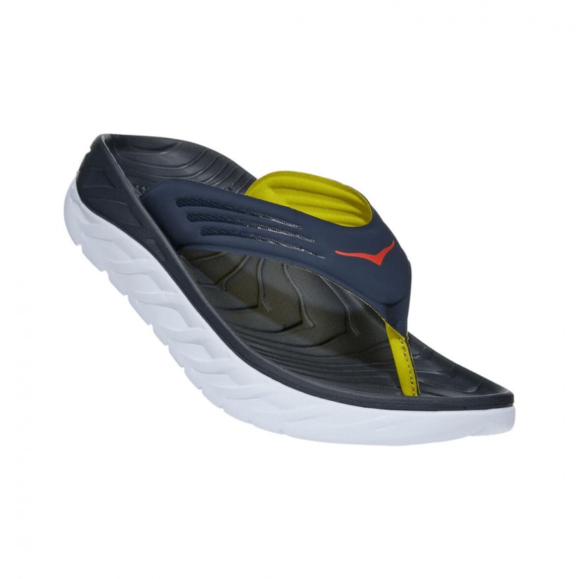 Infradito Hoka One One ORA Recovery Flip 2 Bianche Blu
