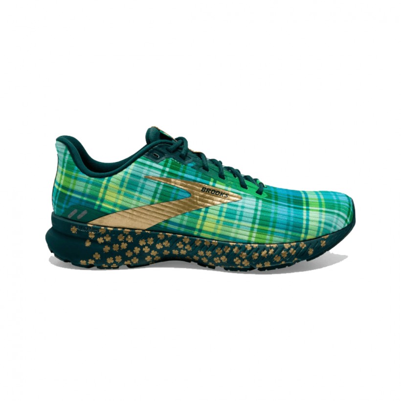 Brooks Launch 8 Shoes Green Gold Woman SS21