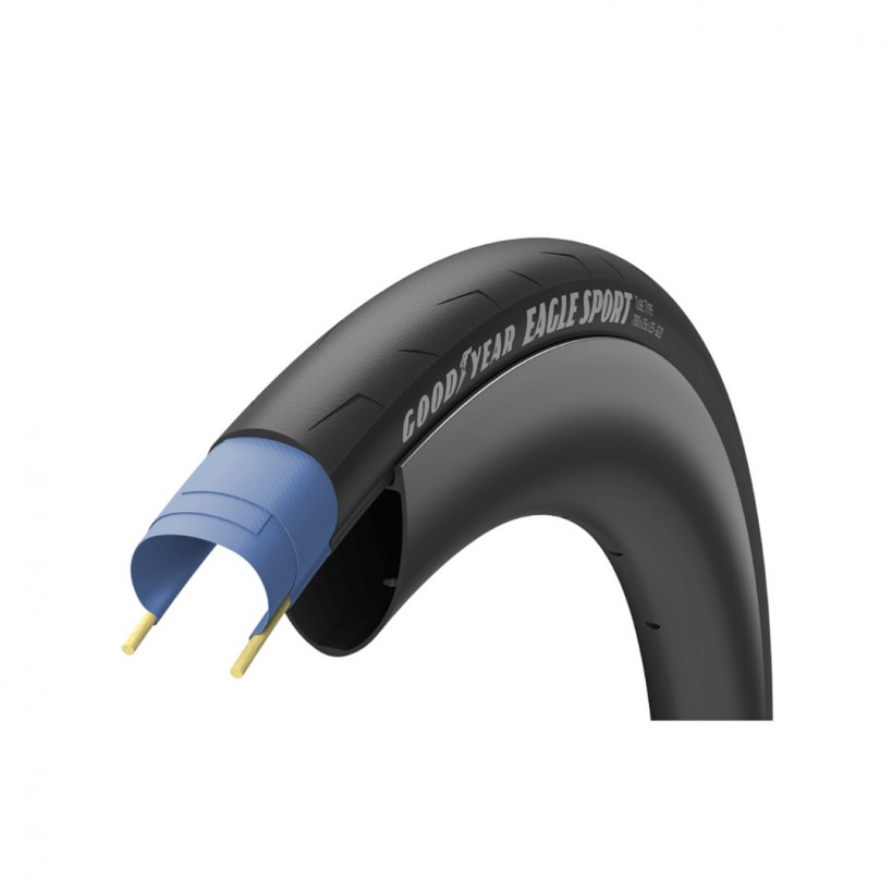 Pneumatico pieghevole Goodyear Eagle Sport 700X25 Nero