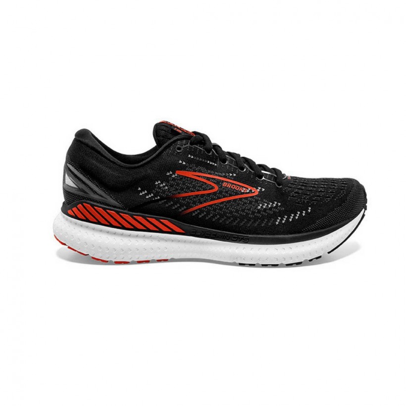 Brooks Glycerin GTS 19 Shoes Black Red SS21