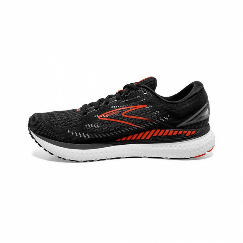Chaussures Brooks Glycerin GTS 19 Noir Rouge SS21