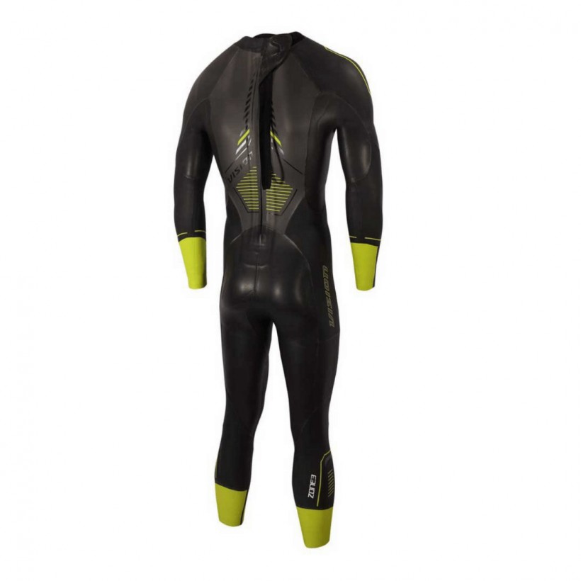 Wetsuit Zone3 Vision Black Yellow Man 2021
