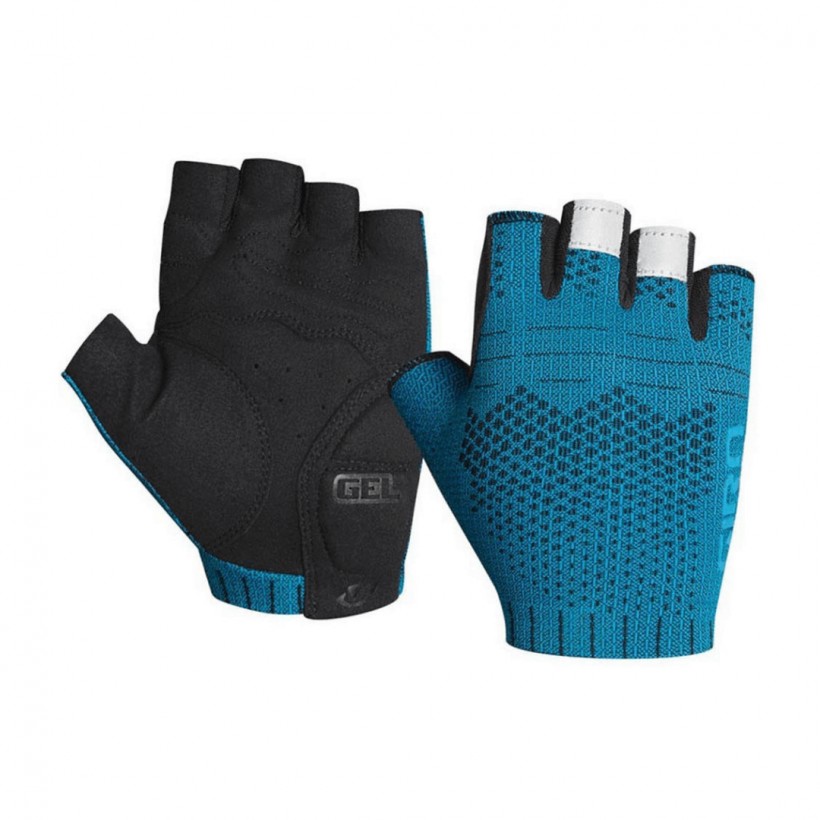 Giro Xnetic Road Short Blue Gloves