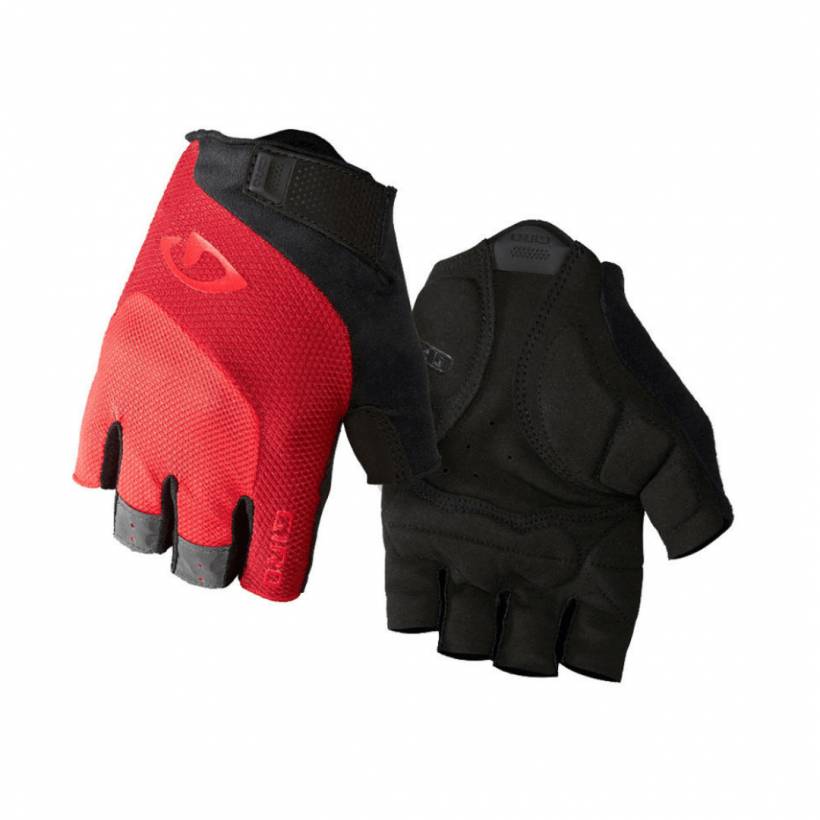 Guantes Giro Bravo Gel Cortos Rojo