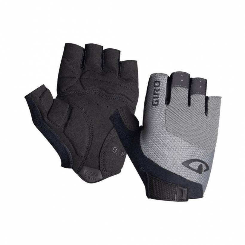 Luvas curtas Giro Bravo Gel cinza