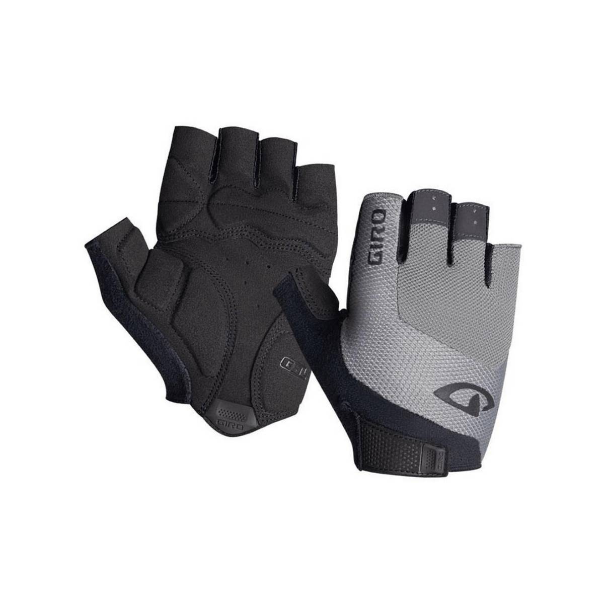 Guantes Giro Bravo Gel Cortos Gris, Talla L