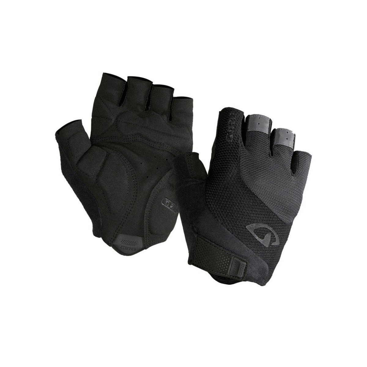 Giro Bravo Gel Short Black Gloves, Size M
