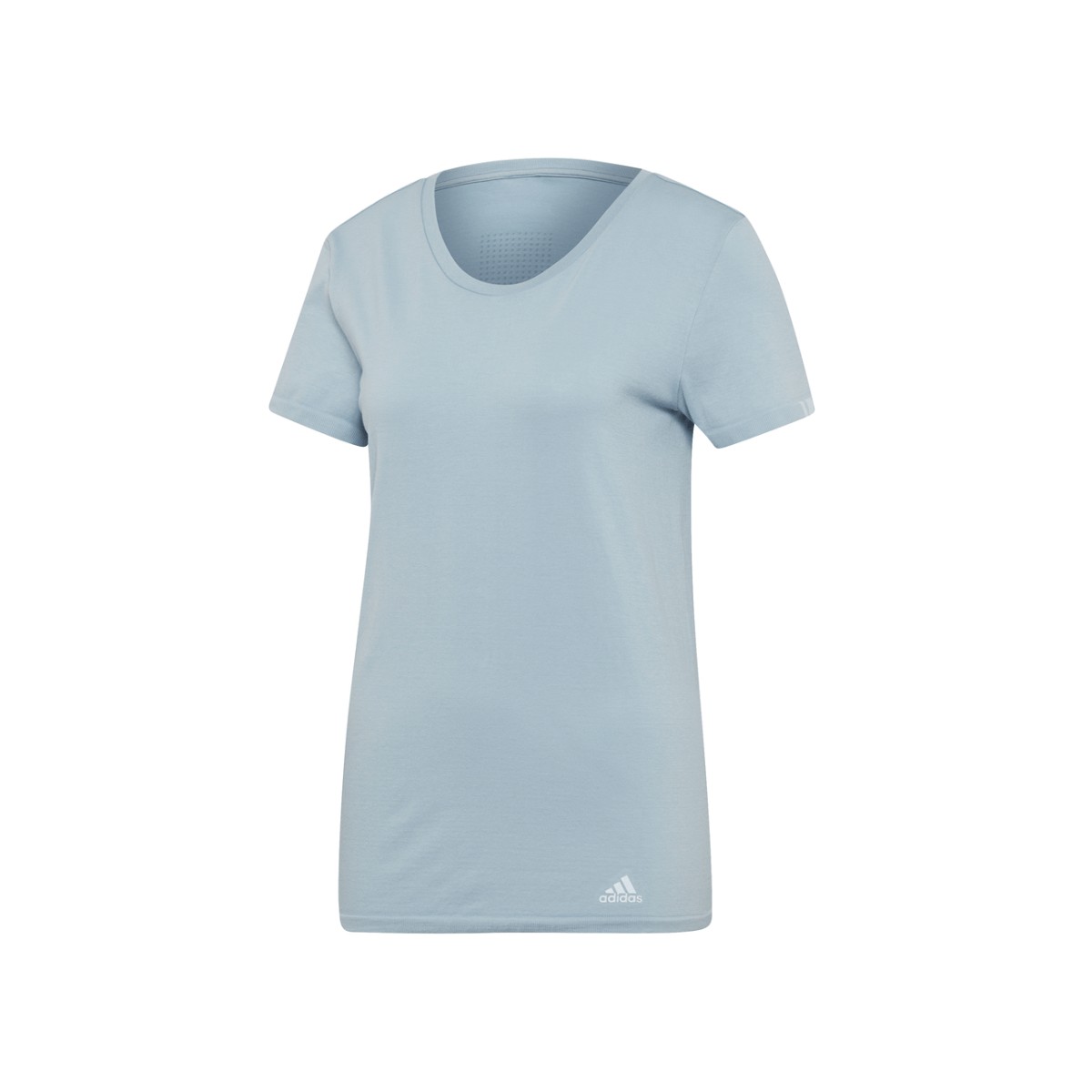 ADIDAS TEE W running Azul-Gris PV19