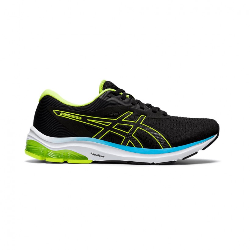 Asics Gel-Pulse 12 Running Shoes Black Yellow Fluor SS21