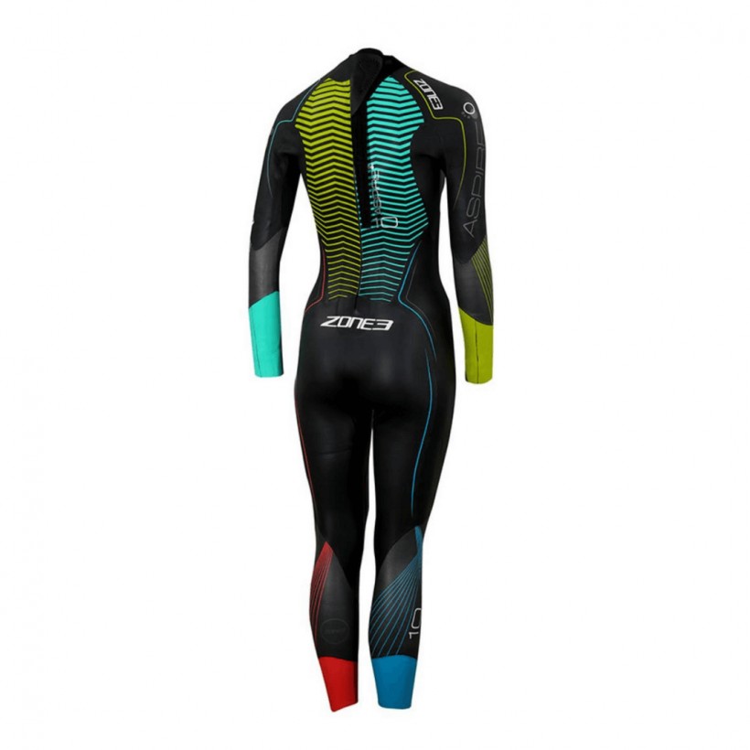 Zone3 Aspire Limited Edition Wetsuit Green Blue Woman 2021