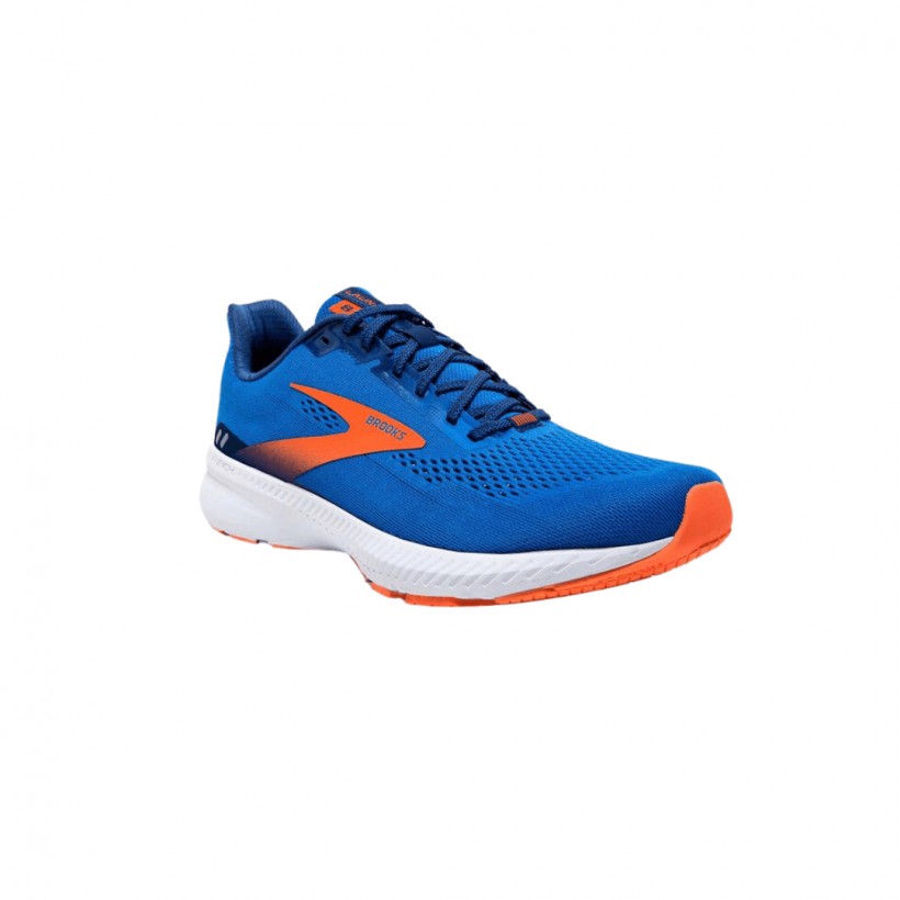 Brooks Launch 8 Shoes Blue Orange SS21