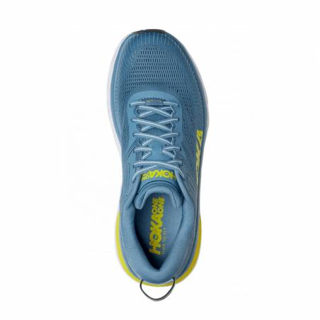Chaussures Hoka One One Bondi 7 Bleu Jaune SS21