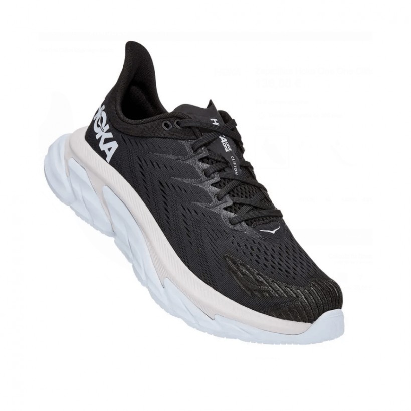 Hoka One One Clifton Edge Shoes Black White SS21