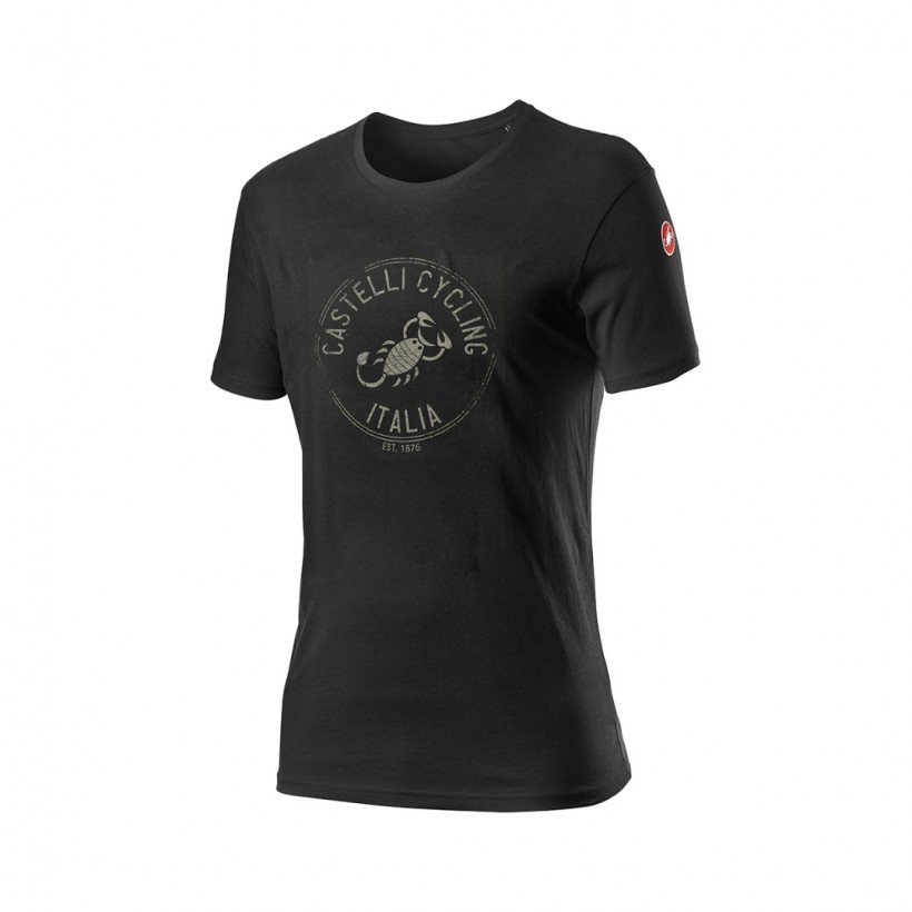 Castelli Armandol Short Sleeve Black T-Shirt