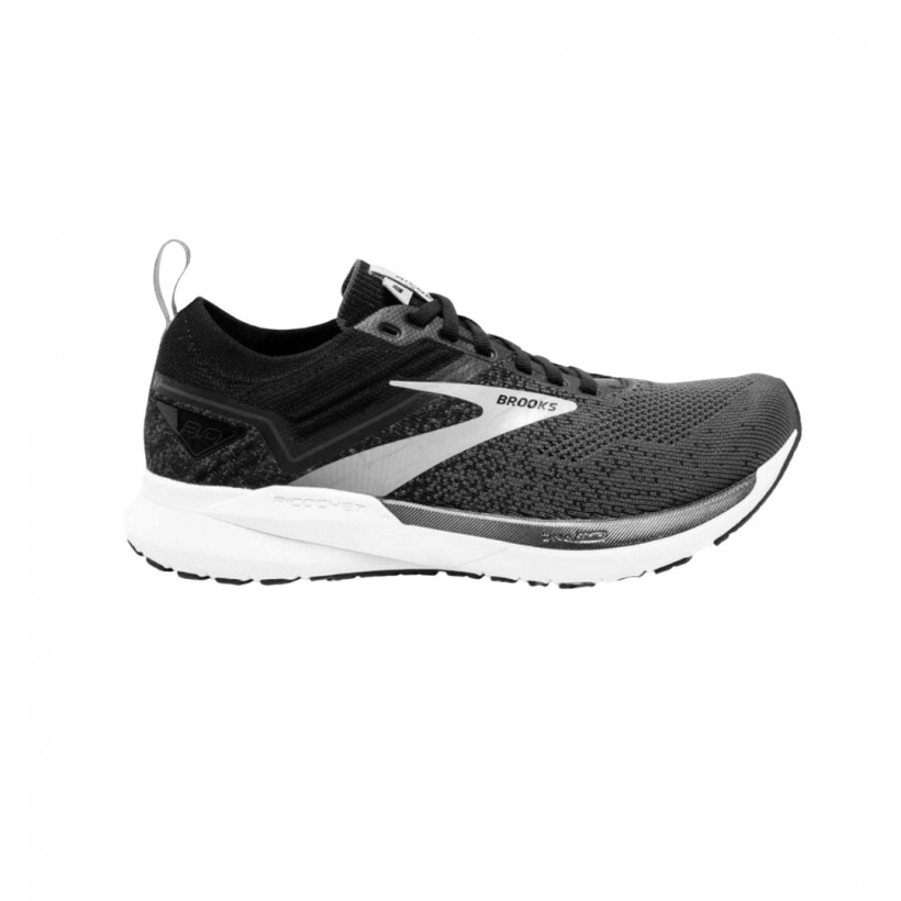 Brooks Ricochet 3 Schuhe Schwarz Weiß