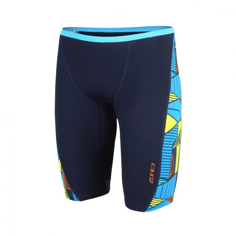 Zone3 Jammer Prism 2.0 Swimsuit Blue Yellow