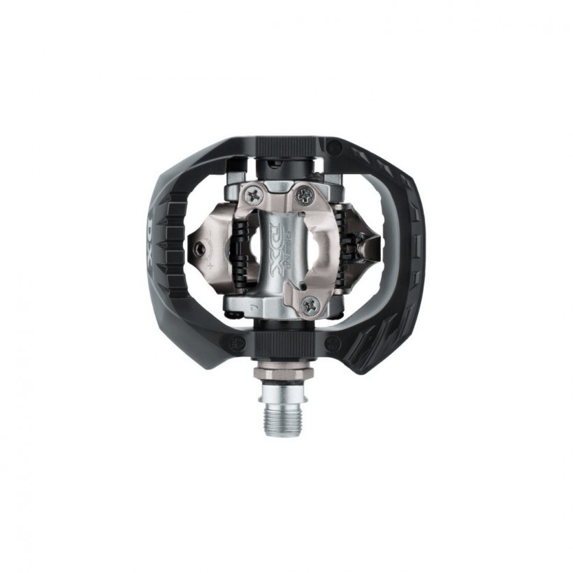 Shimano PD-M647 MTB Pedale Schwarz Silber