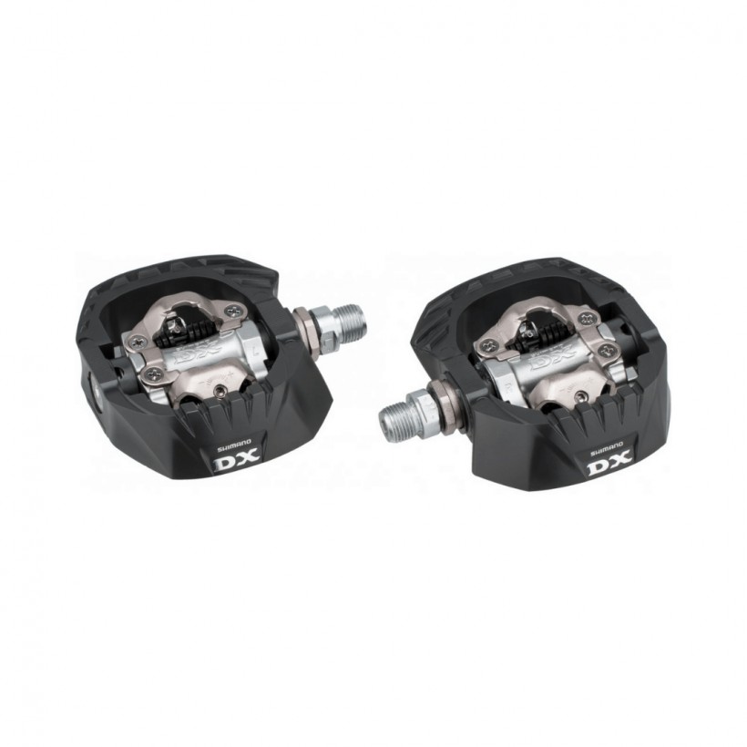 Pedais de MTB Shimano PD-M647 preto prata