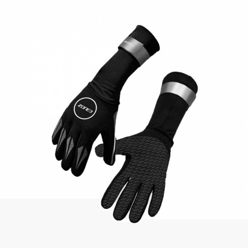 Zone3 Neoprene Swimming Gloves Black