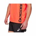 Asics Future Tokyo Short Sleeve Orange Black T-Shirt